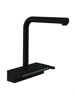 Смеситель Hansgrohe для кухни 250 с вытяжным душем, 2jet sBox, черный мат. 73830670