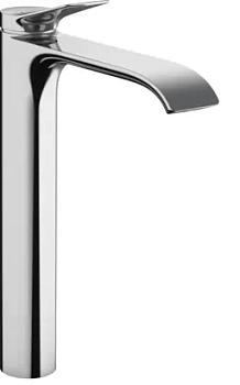 Смеситель Hansgrohe 75040000 для раковины, однорычажный, излив 250, сливной гарнитур, хром