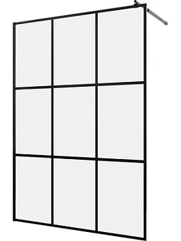 Душевая перегородка RGW WA-111B (1200х1950) стекло 8мм принт/черный 411011112-84