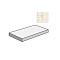 Sant Agostino Invictus CSAGDIIV12 Gradone Angolare Dx Ivory 33x120