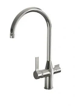 Смеситель Zeegres 65088001 для кухни, с ручкой для включения питьевой воды, хром