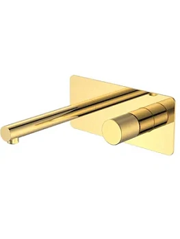 Смеситель Boheme 125-GG.4 для раковины, встраиваемый, однозахватный, ручка:spirale, золото