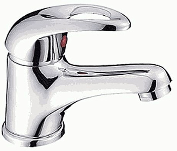 Смеситель Ledeme Н15 для раковины, фиксированный излив, однозахватный, хром L1015