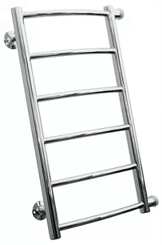 Полотенцесушитель ОЛИМП "Лесенка Бок.Изогнутая" (600*400) нержавейка 1"