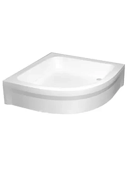 Душевой поддон RGW BP/CL-S (800х800х270) полукруглый, акрил, с ножками, белый 16180488-51