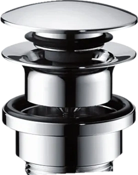 Axor Сливной гарнитур Push-open для раковины и биде 51300800 цвет сталь