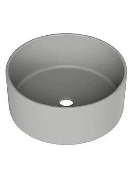 Раковина накладная Aqueduto 400х400х165 без отверстия под смеситель, серый матовый ESP0130