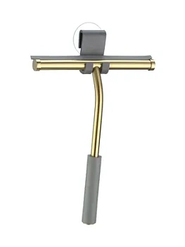 Скребок для душевой кабины WasserKRAFT K-211BRUSHED GOLD металл, ПВХ, каучук, цвет: золото браш