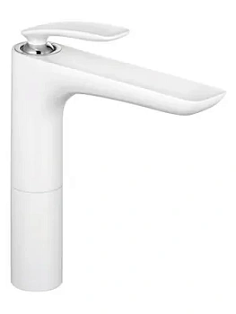 Смеситель KLUDI для умывальника однорычажный, белый/хром 522969175