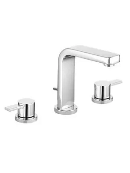 Смеситель KLUDI ZENTA 383930575 для умывальника на 3 отверстия, двухзахватный, д/к, хром