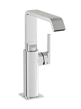 Смеситель для раковины Vitra U однорычажный, высокий излив 227 мм, цвет: хром A42765