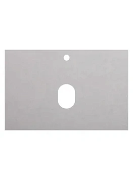 Столешница BelBagno (716x468х10) керамогранит, 1 отв. под смеситель, Cemento KEP-70-CEM