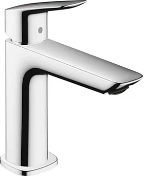 Смеситель Hansgrohe 71254000 для умывальника, 110 Fine CoolStart, сливной гарнитур, хром