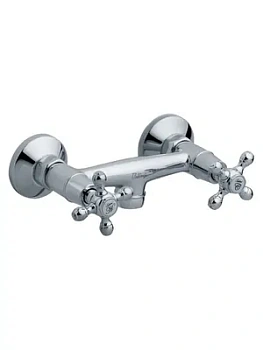 Смеситель Boheme Chromo 274 для душа, настенный, двухзахватный, хром