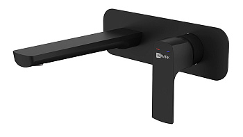 Смеситель для раковины Lemark LM7226BL встраиваемый, черный