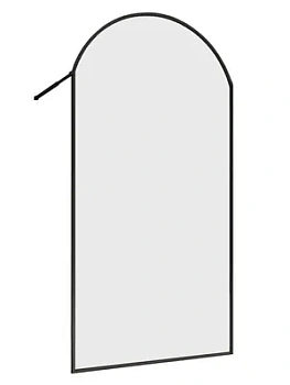 Душевая перегородка ABBER AG64120B (1200х2000) стекло 6мм прозрачное/черный