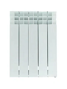 Радиатор STOUT 500 5 секций, биметаллический, боковое подключение, белый SRB-3310-050005