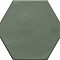 Geometry Hex Green 15X17.3