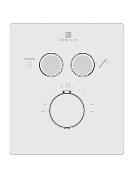 Смеситель для душа Vincea 137х158 встраиваемый,термостат.,без излива,хром VSCV-321T-MCH