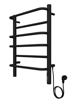 Полотенцесушитель TERMINUS П6 (ШВ:482х600) электро, диммер, Ral 9005 черный мат. 4670078557049