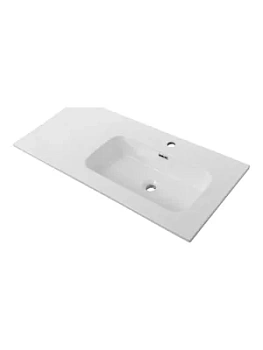 Раковина керамическая Cezares (1010х460х170) чаша справа, CZR-8095-100-R  белый