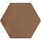 Emil ceramica Forme EMDL Esagona Terracotta Naturale 21x18,2