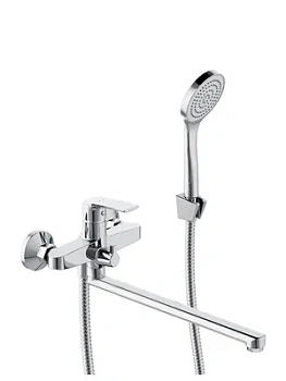 Смеситель Damixa .0 для ванны/душа, с душевым гарнитуром, хром 489500000