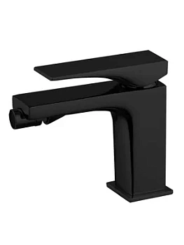 Смеситель для биде FIMA Carlo Frattini однозахватный, c донным клапаном, черный браш. F3962NCS