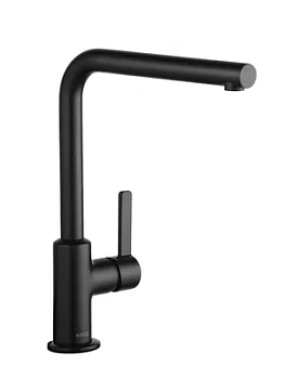 Смеситель KLUDI S для кухни однозахватный, черный матовый 408033975