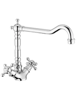 Смеситель для кухни Migliore Cucina двухзахватный, хром ML.CUC-451.CR