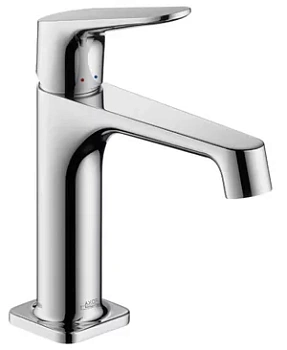 Смеситель Axor 34017000 для умывальника однозахв., незапираемый клапан, излив 128мм, хром