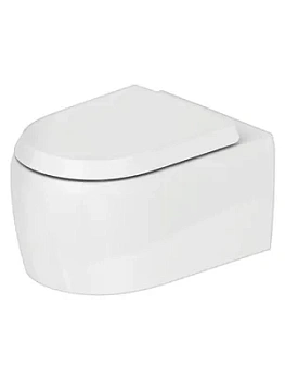 Унитаз подвесной Duravit 390х570х400мм, безободковый, белый 2556090000