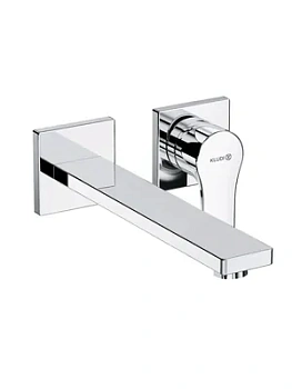 Смеситель KLUDI SL для умывальника, встраиваемый, однозахватный, излив 230 мм, хром 482450565