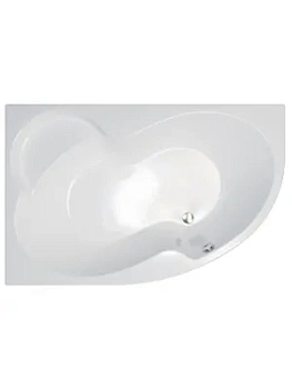 Ванна акриловая Triton (1700х1100) правая, без каркаса, со сливом переливом V78+CK60PF