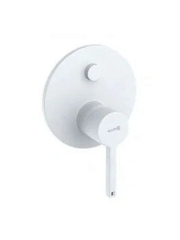 Смеситель KLUDI Puristic для ванны/душа встраиваемый, внешн. часть, белый мат 207595315