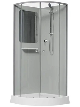 Душевая кабина RGW AN-208 (1000х1000х2000) стекло 5мм прозрачное/матовый хром 381320800-12
