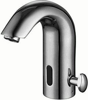 Смеситель для раковины Lemark LM4656CE сенсорный, 172мм, встроенный блок рег.темп.воды, хром