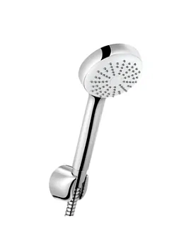 Душевой гарнитур KLUDI 1S лейка 1 режим, шланг 1250мм, держатель, хром 6801005-00