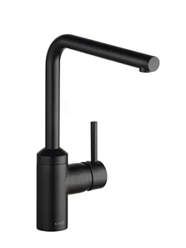 Смеситель KLUDI для кухни, однозахватный, излив 225мм, черный матовый 428143977