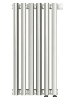 СУНЕРЖА Дизайн радиатор 500х270 (6 секц) нерж.сталь, EU50 левое/правое, 3/4", 00-0322-5006
