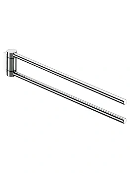 Полотенцедержатель Keuco 300 мм, настенный, поворотный, двойной, хром 14919010000