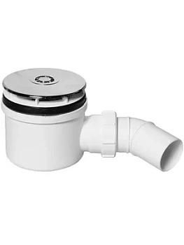 Сифон бутылочный McAlpine (выход 50мм) для душ. поддона, выпуск 110мм, пластик арт. MRS8MECP-L