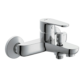 Смеситель для ванны/душа Cersanit 63031 настенный, однорычажный, хром
