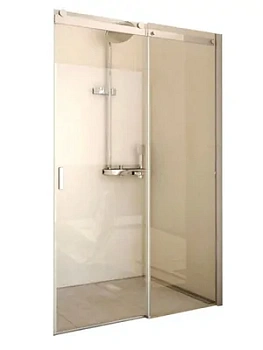 Дверь душевая в нишу RIHO GE0070500 (1600х2100) раздвижная, хром/стекло прозрачное 8мм