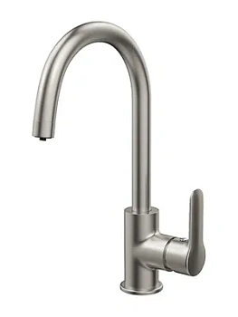 Смеситель IDDIS для кухни CUBBNFJi05 поворотный излив, с каналом для фильтрованной воды, сатин