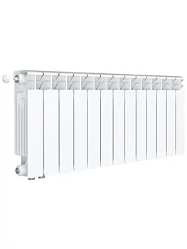 Радиатор биметаллический Rifar Ventil BVL 350 нижнее левое подключение, 13 секций, 1807 Вт