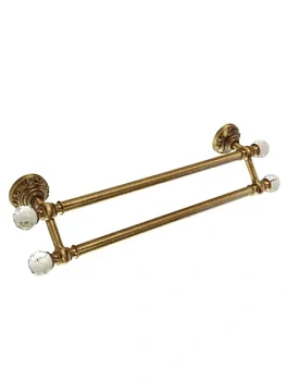 Migliore Полотенцедержатель двойной 60 см бронза/SWAROVSKI ML.CRS-60.223.BR/16777