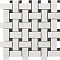 Impronta italgraniti Lux Experience MW01MBWFA Statuarietto Mosaico Basketwave Fade 30x30