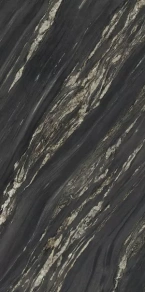 Ultra Marmi Tropical Black Lucidato Shiny Polished 150X75