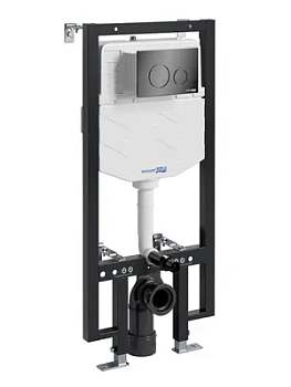 Инсталляция для унитаза WasserKRAFT с клавишей смыва, цвет: черный 56TLT.010.ME.PB02